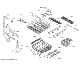 Схема №6 SGU55E55SK с изображением Передняя панель для посудомойки Bosch 00664384