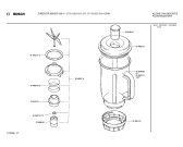 Схема №1 0712021100 MX1/MUM6 с изображением Стакан для кухонного измельчителя Bosch 00020338