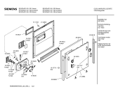 Схема №6 SE53A431 с изображением Передняя панель для посудомойки Siemens 00436339