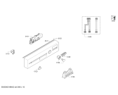 Схема №6 SR25E202EU с изображением Передняя панель для посудомоечной машины Siemens 00707428