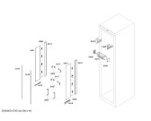 Схема №6 K7061X0 с изображением Крышка для холодильной камеры Bosch 00661842