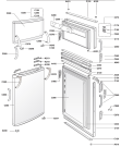 Схема №8 RF2816 (170563, GDX28H) с изображением Запчасть для холодильника Gorenje 206685