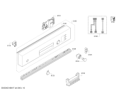 Схема №6 SMI50D44EU SilencePlus с изображением Набор кнопок для посудомойки Bosch 00615061