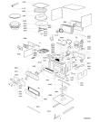 Схема №1 AMW 548 IX с изображением Панель управления для микроволновой печи Whirlpool 481245350424