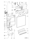Схема №2 ADP 4710 AL с изображением Обшивка для посудомоечной машины Whirlpool 481245372689