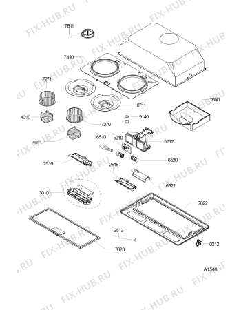 Схема №1 DLHI 5360 IN с изображением Всякое Whirlpool 481248048138