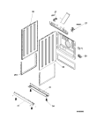 Схема №4 ACM 920/1 WH с изображением Дверца для плиты (духовки) Whirlpool 482000017594