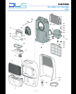 Схема №1 DEC 18 MGY see technical inf.  IT0126 Label Type B с изображением Другое для электроочистителя воздуха DELONGHI TL1682