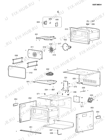 Схема №5 BTH 7302/1 IN с изображением Панель для плиты (духовки) Whirlpool 480121104379