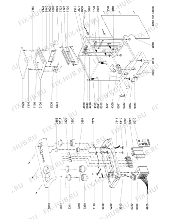 Схема №3 AVS 101 с изображением Фиксатор для стиралки Whirlpool 481244010524