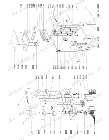 Схема №3 AWG174WP AWG 174 с изображением Крышечка для стиралки Whirlpool 481953228146