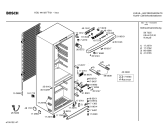 Схема №4 KGU44192FF с изображением Дверь морозильной камеры для холодильника Bosch 00241120