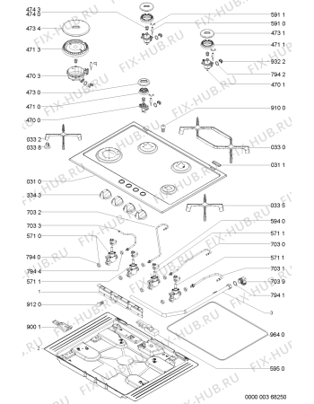 Схема №1 AKT 772/IX/01 с изображением Труба для духового шкафа Whirlpool 481253049351