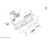 Схема №5 SE25M551EU с изображением Панель управления для посудомоечной машины Siemens 00449139