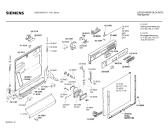 Схема №4 SN25306DK с изображением Панель для посудомойки Siemens 00282210