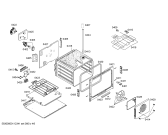 Схема №6 HL58259EU с изображением Фронтальное стекло для духового шкафа Siemens 00475954