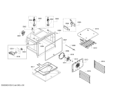 Схема №9 MED302ES с изображением Модуль управления для духового шкафа Bosch 00650427