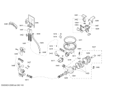 Схема №6 SHU8802UC с изображением Панель управления для электропосудомоечной машины Bosch 00186933