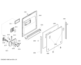 Схема №6 SGI43E12TC с изображением Передняя панель для посудомойки Bosch 00442171