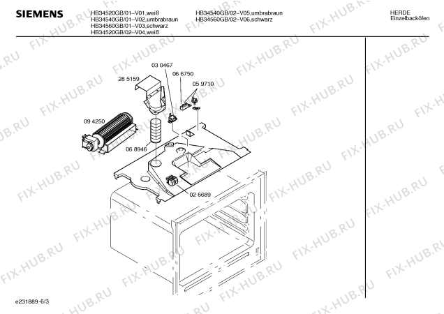 Схема №6 HB27020DK с изображением Шарнир для плиты (духовки) Bosch 00094251