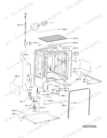 Схема №5 ADG 5520 IX с изображением Микромодуль для посудомойки Whirlpool 481010688135