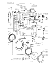 Схема №2 AWH 643 с изображением Обшивка для стиральной машины Whirlpool 481245370173