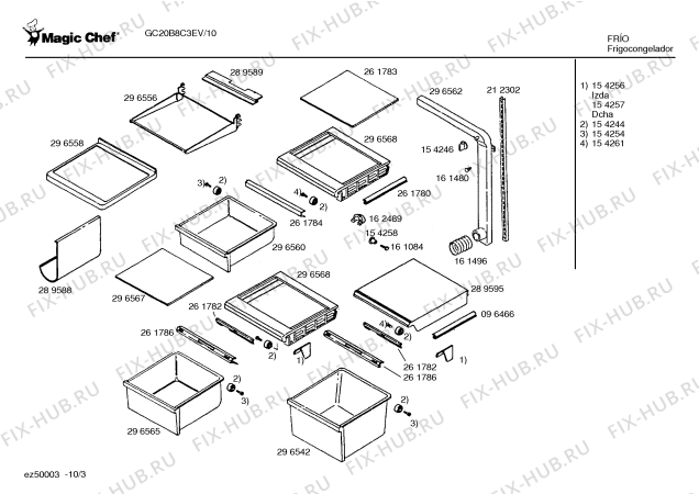 Схема №10 GC20B8C3EV с изображением Рамка для холодильника Bosch 00161701