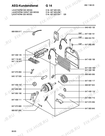 Схема №1 LTH3230-W с изображением Переключатель для стиральной машины Aeg 8996471184417