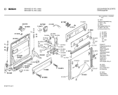 Схема №4 SN5VWA2 с изображением Передняя панель для электропосудомоечной машины Bosch 00278222