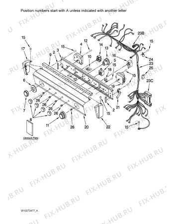 Схема №12 YMET3800TW2 с изображением Скрепление Whirlpool 481946689343