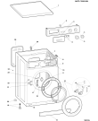 Схема №3 AF653T1PT (F015033) с изображением Декоративная панель для стиральной машины Indesit C00052709