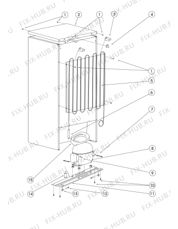 Схема №5 NUS161AANFHUA (F082940) с изображением Декоративная панель для холодильной камеры Indesit C00299143