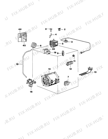 Взрыв-схема стиральной машины Electrolux WH5085 - Схема узла Section 5