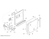 Схема №5 SGIKBN9 с изображением Передняя панель для посудомоечной машины Bosch 00448557