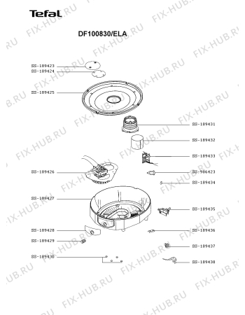 Схема №2 DF100830/ELA с изображением Другое для овощесушилки Tefal SS-986422