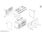 Схема №14 PRL486EDG Thermador с изображением Коллектор для плиты (духовки) Bosch 00678579
