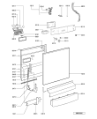 Схема №2 ADP 6300 WH с изображением Панель для электропосудомоечной машины Whirlpool 481245373017