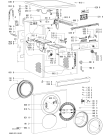 Схема №2 WA 9986/1 с изображением Блок управления для стиральной машины Whirlpool 480111102716