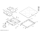 Схема №2 T41D48X2 IH6.1 - CombiInduction с изображением Стеклокерамика для электропечи Bosch 00770581