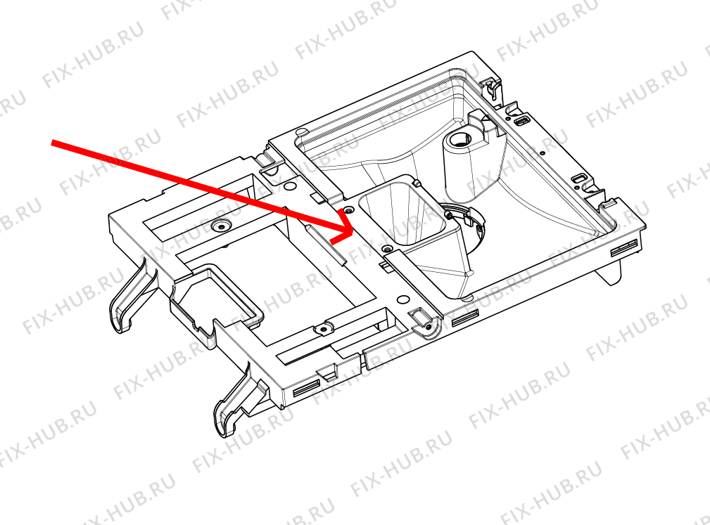 Большое фото - Крышка для электрокофеварки DELONGHI 5313249741 в гипермаркете Fix-Hub