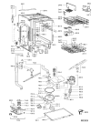 Схема №2 ADG 676/1 NB с изображением Панель для электропосудомоечной машины Whirlpool 480140102298