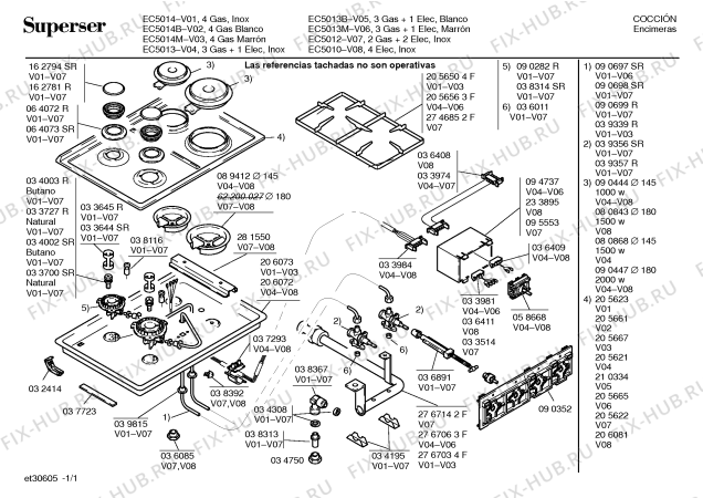 Схема №1 EIA140 с изображением Горелка для духового шкафа Bosch 00090282