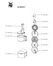 Схема №2 0416640011 с изображением Резак для кухонного измельчителя Seb FS-1000050466