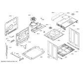 Схема №5 HBB74C451E H.BO.PY.C3D.IN.CARRO.B4/.X.E3_COT/ с изображением Внешняя дверь для духового шкафа Bosch 00770434