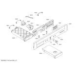 Схема №7 B45C42N3FR с изображением Панель управления для электропечи Bosch 00744872