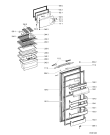 Схема №1 FB 39/I с изображением Дверца для холодильника Whirlpool 481241619354