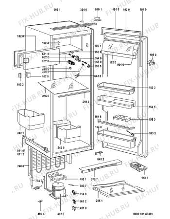Схема №1 FIS-177 с изображением Сосуд для холодильника Whirlpool 481241848815