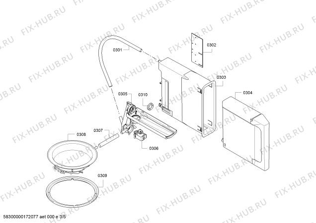 Схема №4 BSP250610 с изображением Противень для электропечи Bosch 00776622