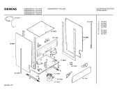 Схема №4 SN36320SD с изображением Панель для посудомойки Siemens 00290454