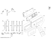 Схема №5 WM260160 Gaggenau с изображением Панель управления для стиральной машины Bosch 00677055
